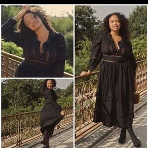 Doen Marla dress, black, medium, new with tags